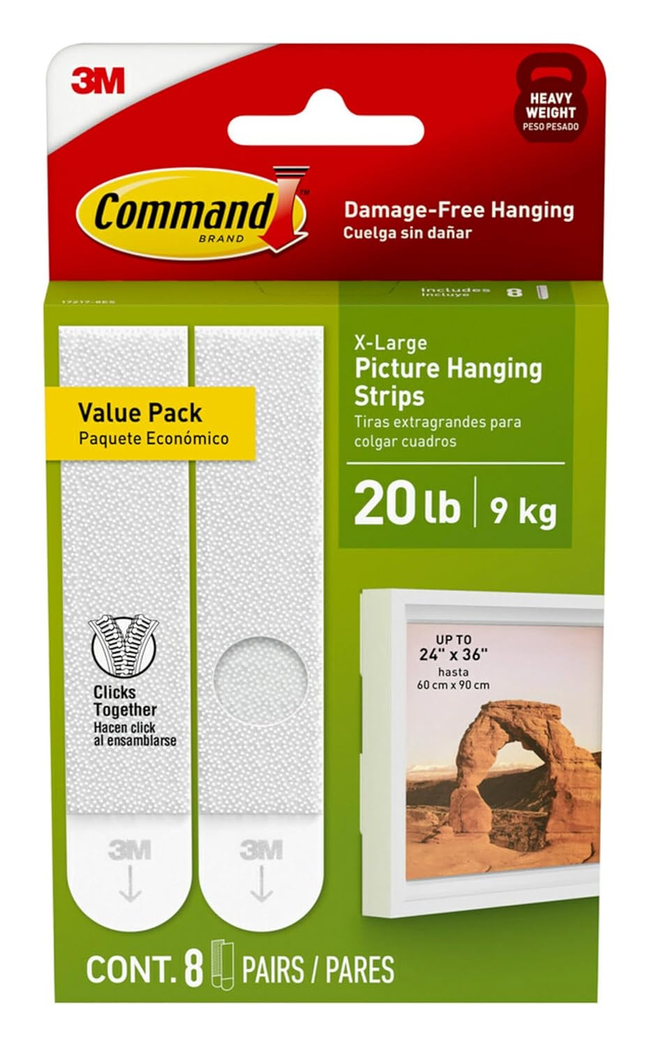 Adhesive wall strip